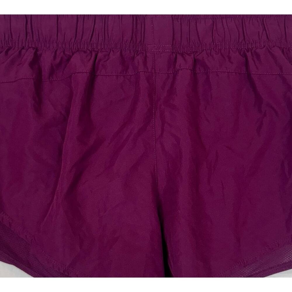Athletic Womens Size 12-14 Large Maroon Shorts Running with Liner - Picture 5 of 7
